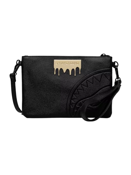 Torebka crossbody Sprayground skórzana czarna