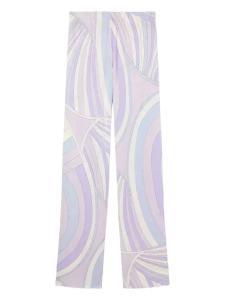 Pantaloni Pucci cu imagine violet