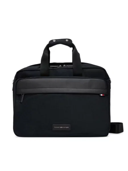 Τσάντα για laptop Tommy Hilfiger Th Nylon Workbag μαύρο