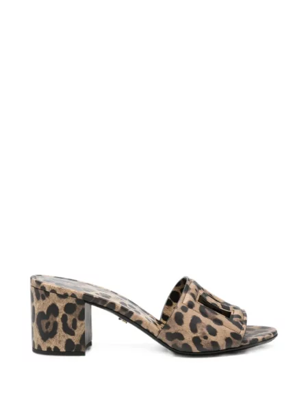 Sandale Dolce & Gabbana cu imagine cu model leopard
