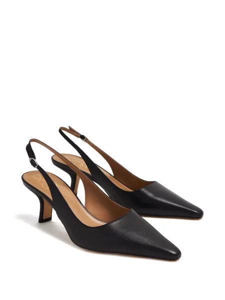 Pantofi cu toc Sam Edelman slingback negru