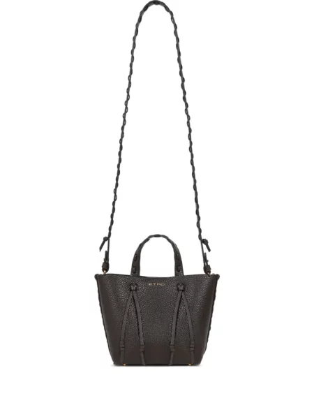 Geanta de piele Etro din piele negru