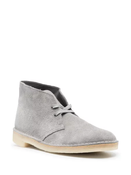 Desert boots Clarks Originals με κορδόνια με δαντέλα γκρι