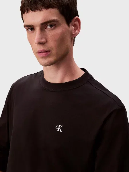 Лонгслив Calvin Klein Jeans черный