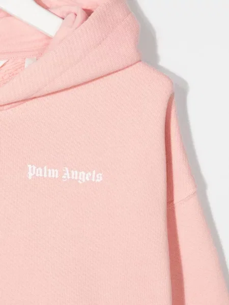 Bluza z kapturem dziecięca Palm Angels różowa