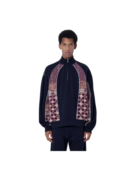 Sweter Dries Van Noten niebieski