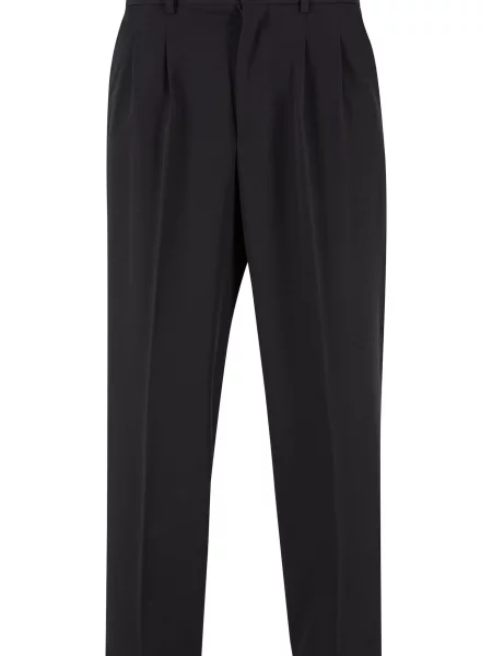 Hlače Urban Classics z volani črna