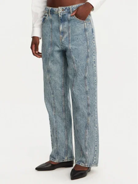 HUGO Blugi Leni albastru