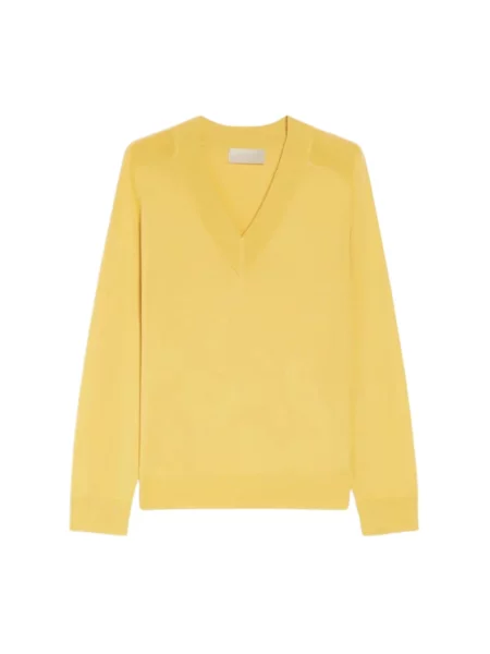 Dzianinowy sweter Iblues żółty