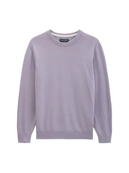 Sweter Marc O'polo z długim rękawem fioletowy