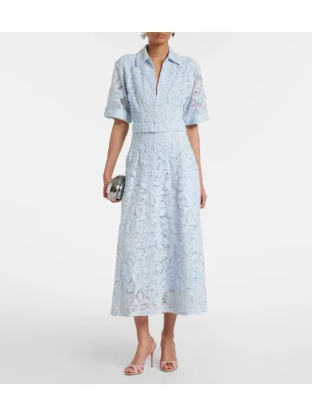 Rochie midi Simkhai din dantelă albastru