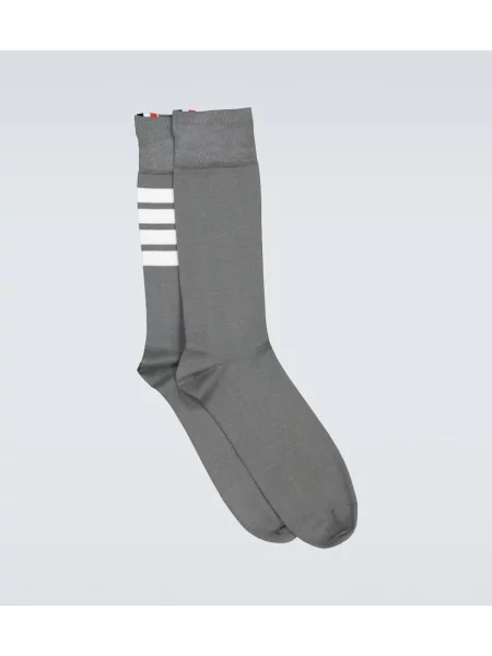 Klasické ponožky Thom Browne šedé
