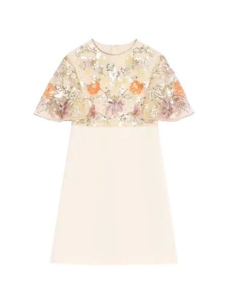 Rochie Valentino Garavani din crep scurtă de costum