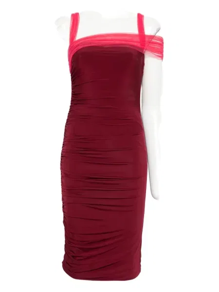 Rochie midi Nensi Dojaka până la genunchi de costum roșu