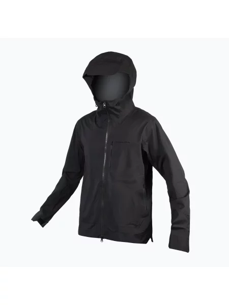 Мъжко яке за колоездене Endura Waterproof black черно