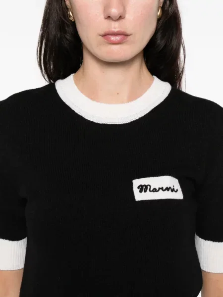 Top Marni scurt negru