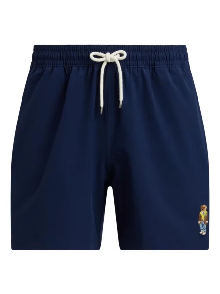 Ριγέ δερμάτινος κάλτσες Polo Ralph Lauren με κορδόνι μαύρο