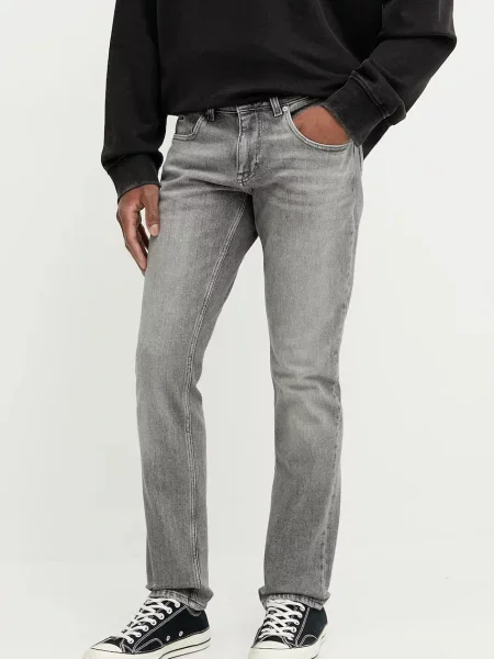 Traperice Tommy Jeans za muškarce siva