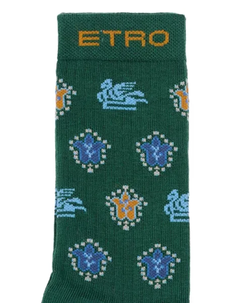 Dětské ponožky Etro zelené