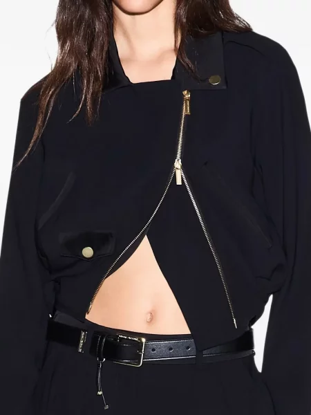 Decupat geacă Armani Exchange negru