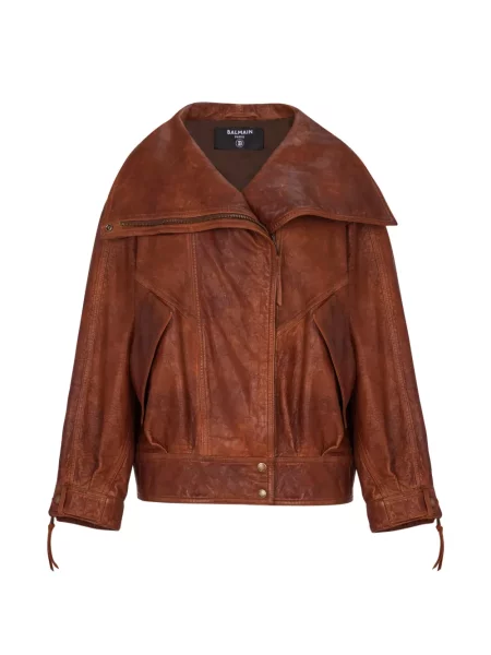 Geacă bomber Balmain maro