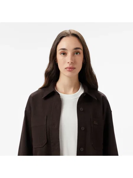 Lacoste сорочка коричнева