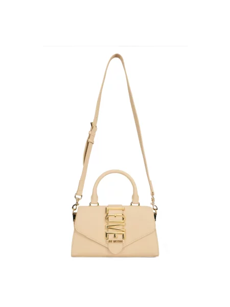 Torebka crossbody Love Moschino beżowa