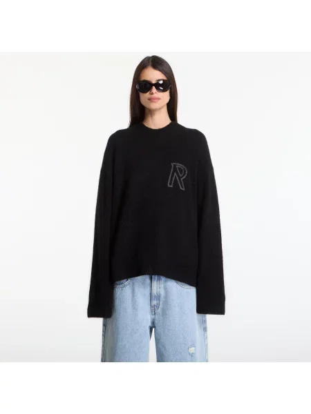 Pulover Represent Logo Sweater UNISEX Black XXL negru