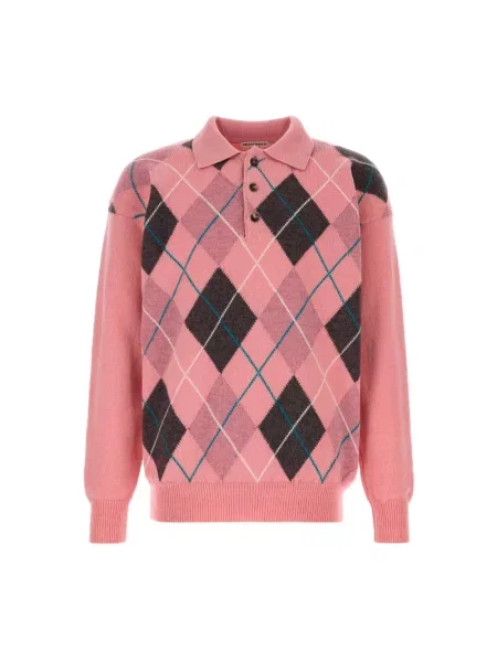 Sweter Jw Anderson wełniany różowy