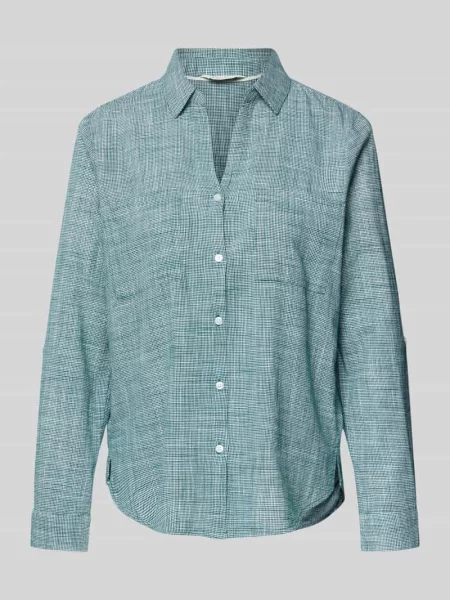 Bluzka koszulowa o kroju regular fit z czystej bawełny Tom Tailor