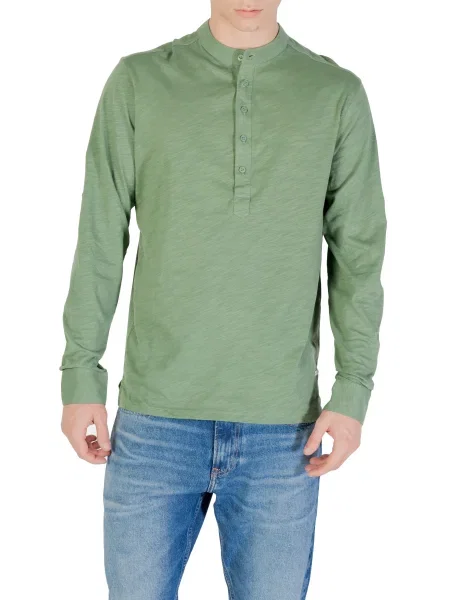 Majica z dolgimi rokavi Gianni Lupo zelena