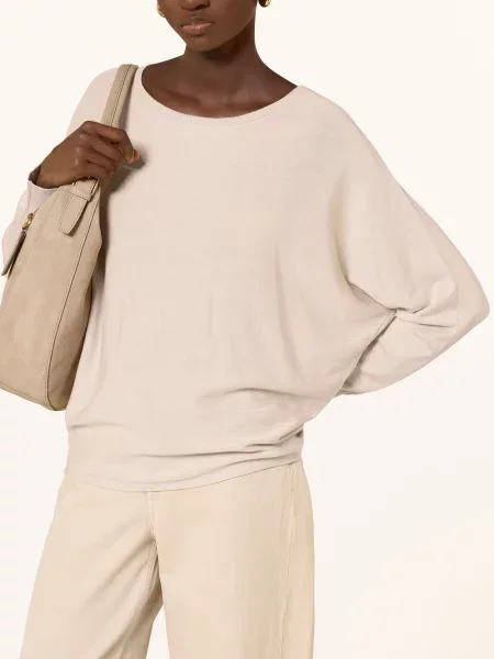 Comma Sweter beige beżowy