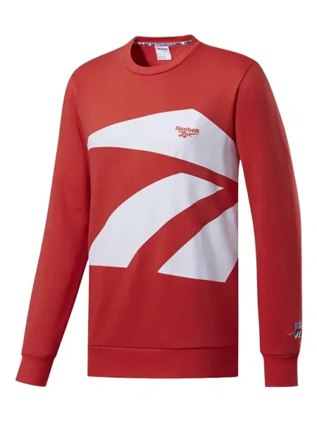 Hanorac crewneck Reebok roșu