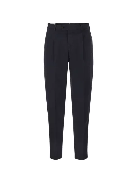 Pantaloni cu picior drept Pt Torino albastru