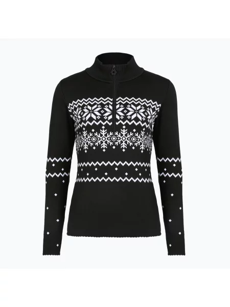 Női thermo pulóver Newland Groenlandia Half Zip black/white Groenlandia Half Zip fehér