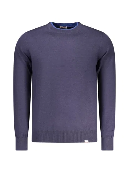 Pulover Rifle cu decolteu rotund violet