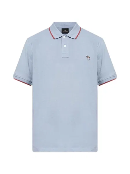Polo Ps Paul Smith cu model zebră albastru