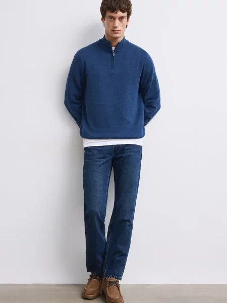 Medicine sweter granatowy