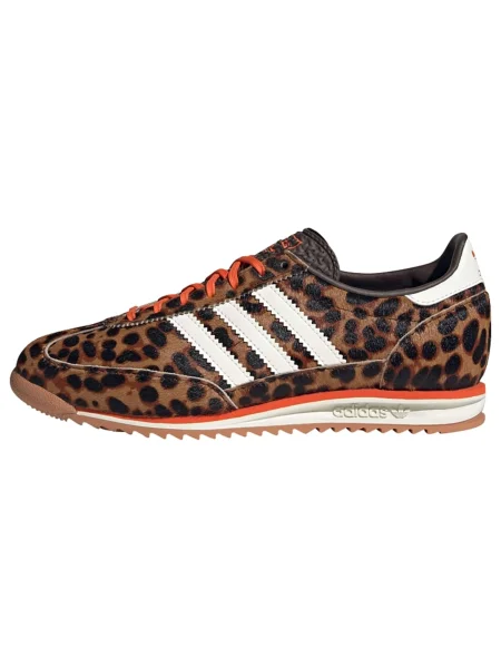 ADIDAS ORIGINALS Niske tenisice SL 72 OG / karamela / tamno narančasta / bijela smeđa