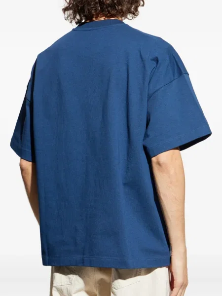 Tricou Jil Sander cu imagine albastru