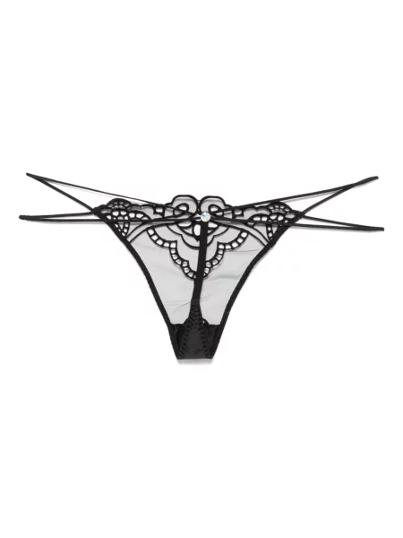 Chiloți tanga Agent Provocateur negru