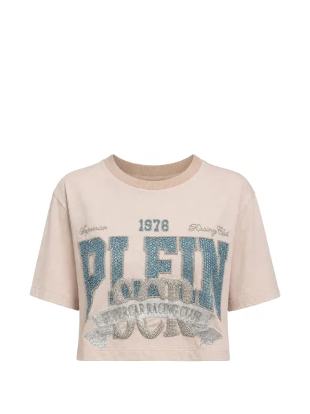 Decupat tricou Philipp Plein alb