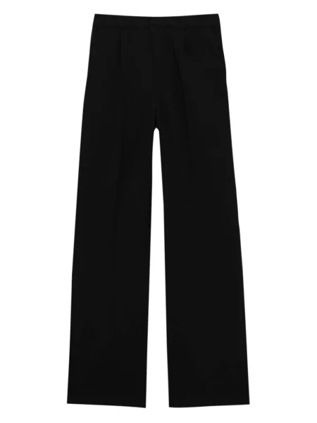 Pull&Bear Pantaloni cu dungă negru