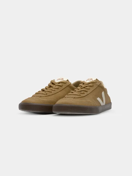 Sneakerși Veja Volley din piele de căprioară maro