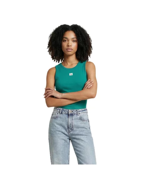 Calvin Klein Jeans Top Tamno zelena