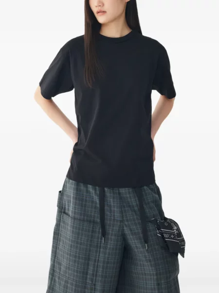 Tricou Tomboy cu cordon negru