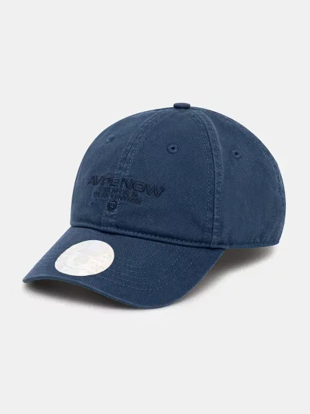 AAPE șapcă Now bleumarin uni