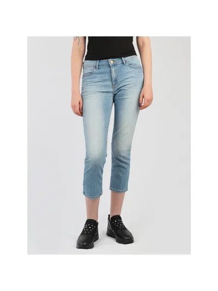 Cropped ruha Wrangler kék