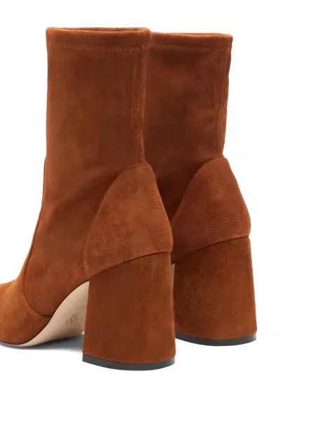 Botine Stuart Weitzman din piele de căprioară maro
