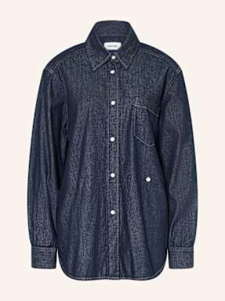 Agolde Bluzka Jeansowa Kaelin blau granatowa